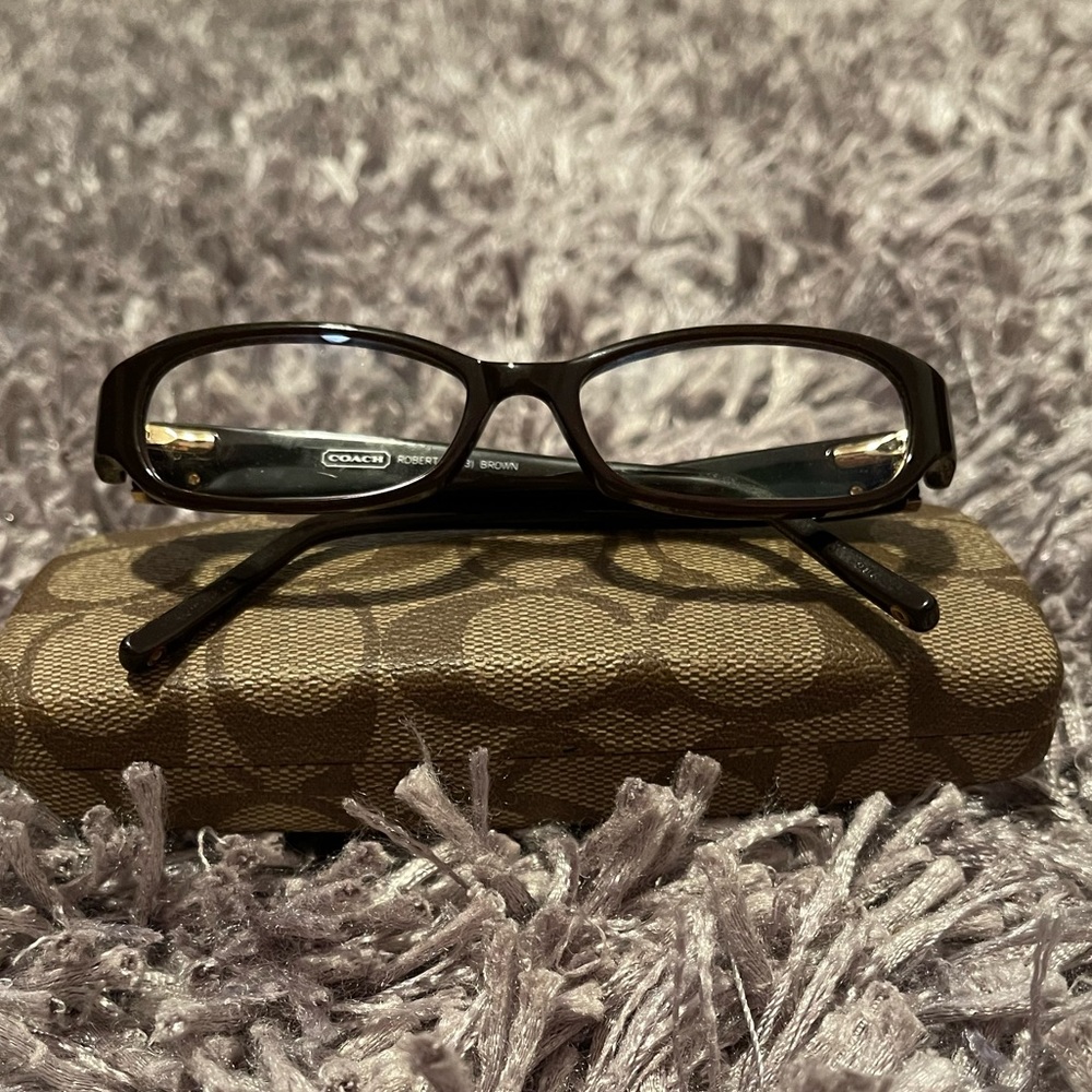 Coach Roberta glasses frames and case. No flaws.